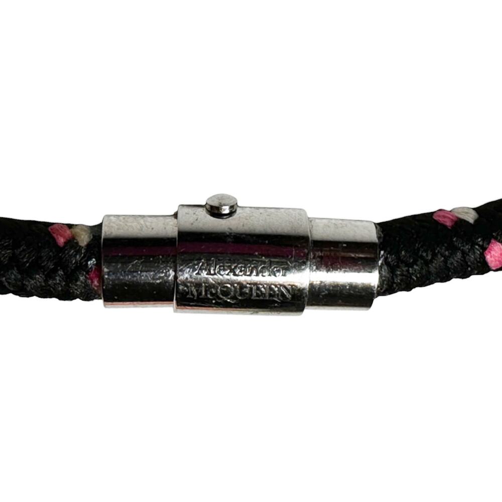 Alexander McQueen Skull Rope Cord Double Wrap Friendship Bracelet - Picture 3 of 6